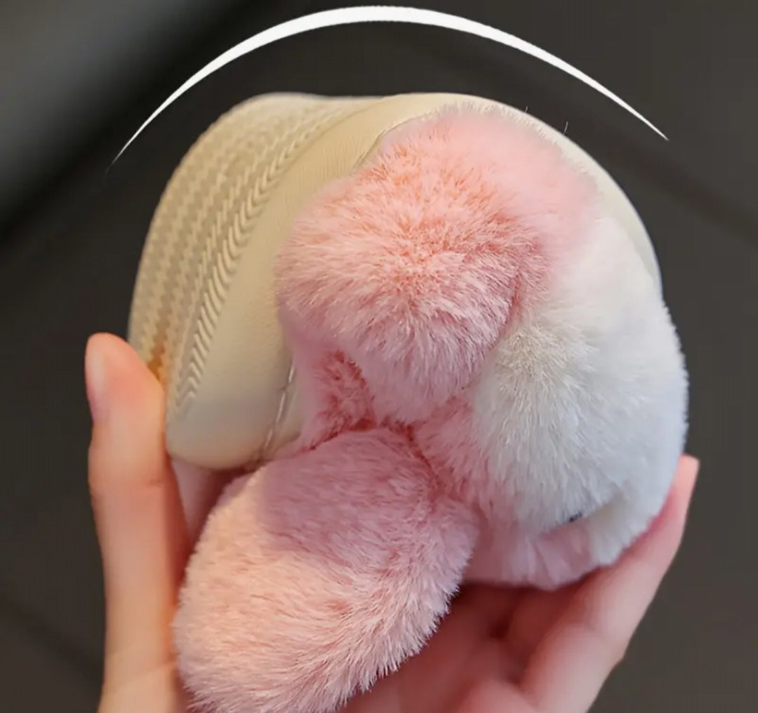 Bunny Slippers Beige