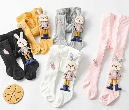 Gray Bunny Stockings