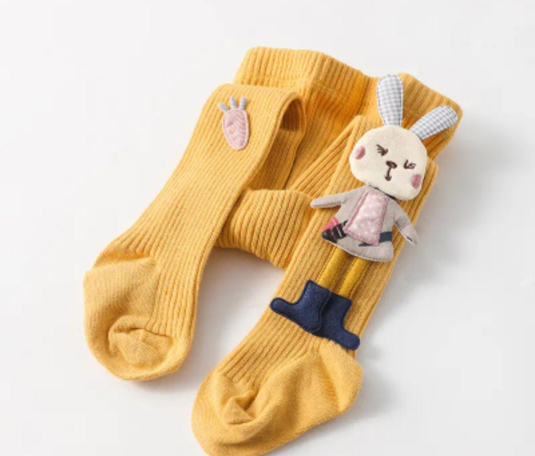 Mustard Bunny Stockings