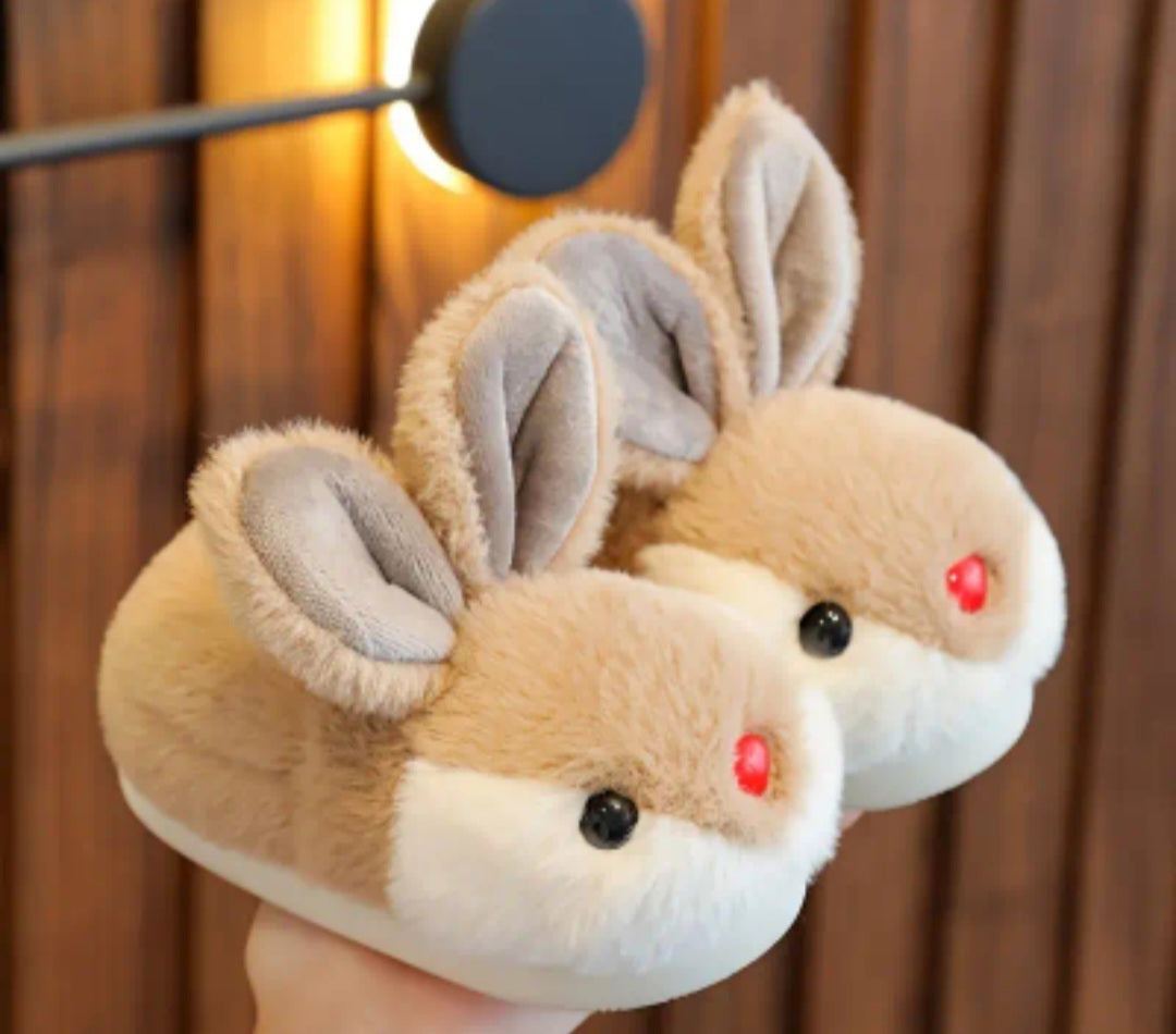 Bunny Slippers Beige