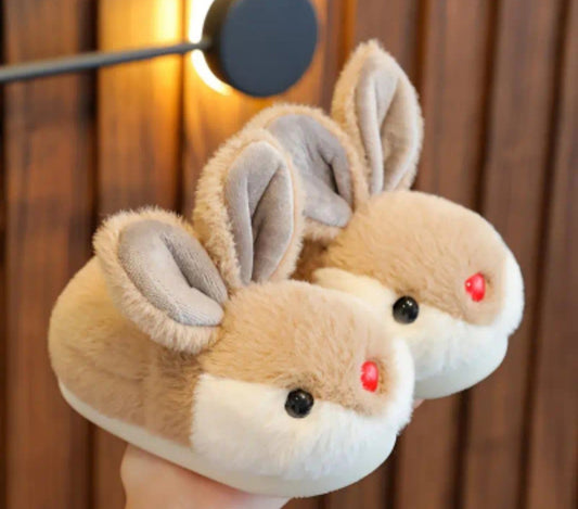 Bunny Slippers Beige