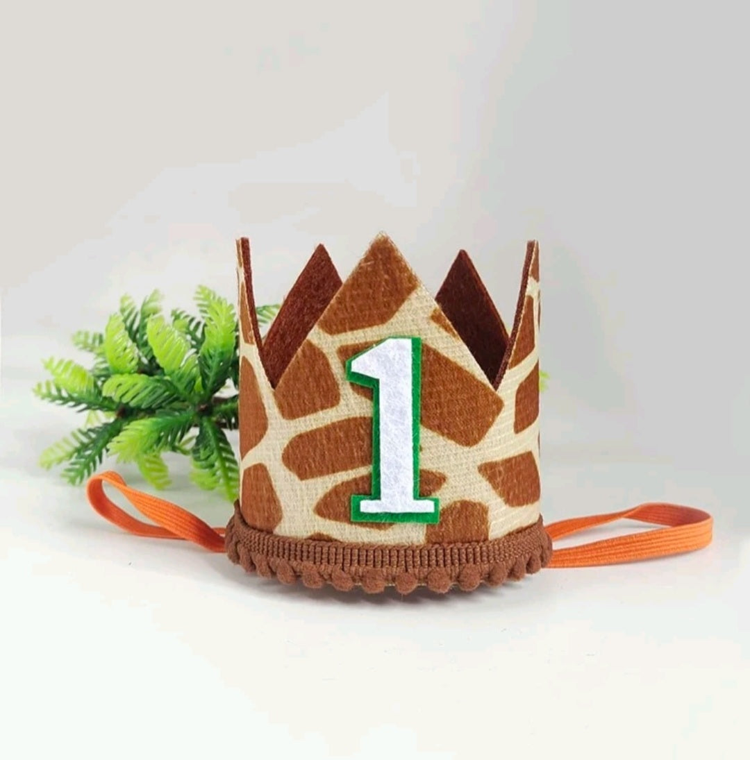 Birthday Crown One Safari