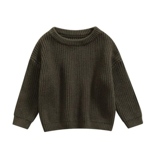 Army Green Luxury Sweater Gender Neutral