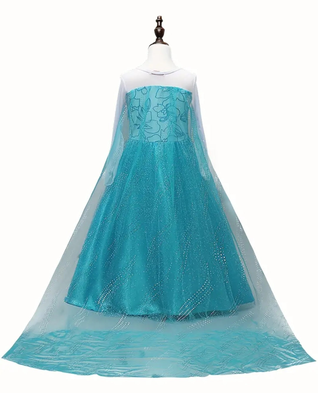 Teal Ice Princess Costume 