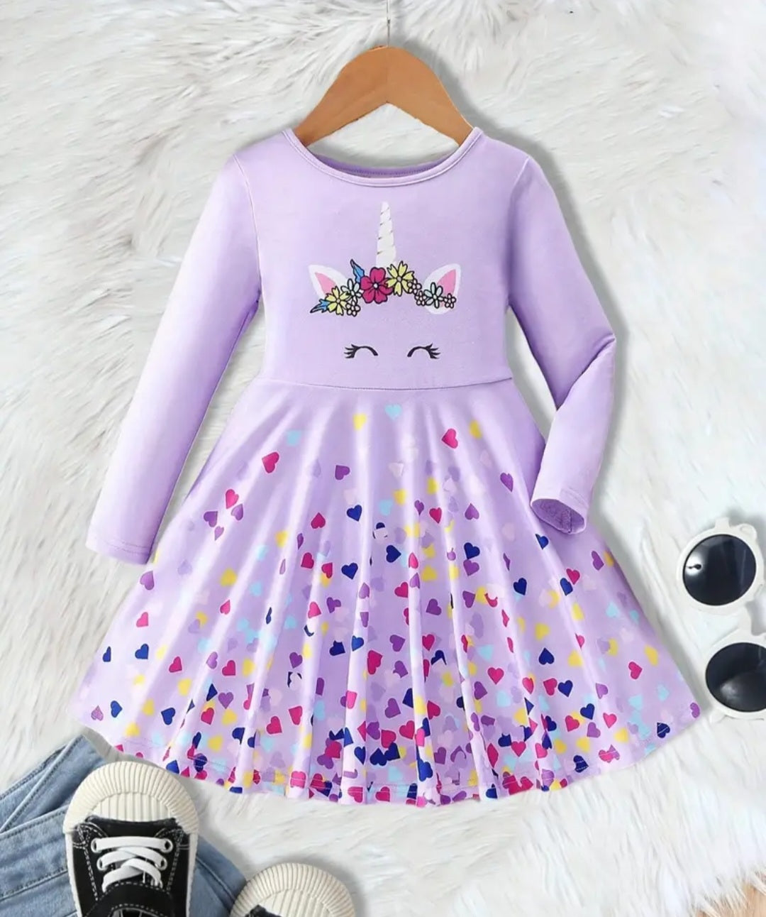 Purple Unicorn Dress #10020038