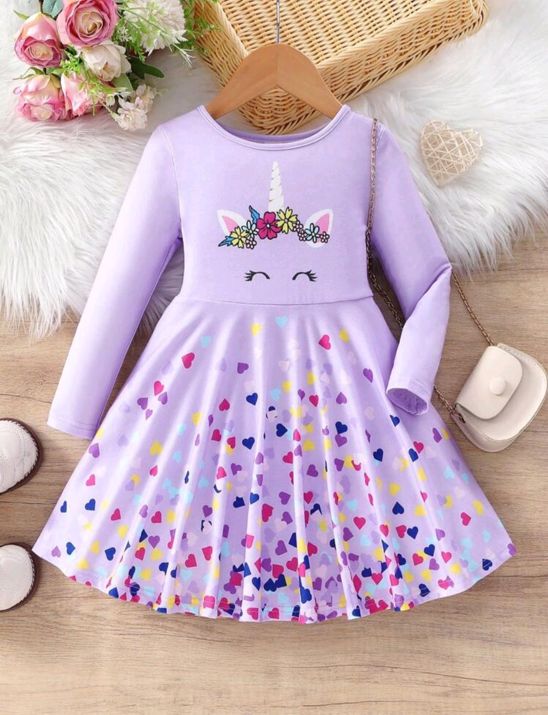 Purple Unicorn Dress