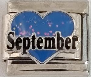 September Heart 9mm Charm