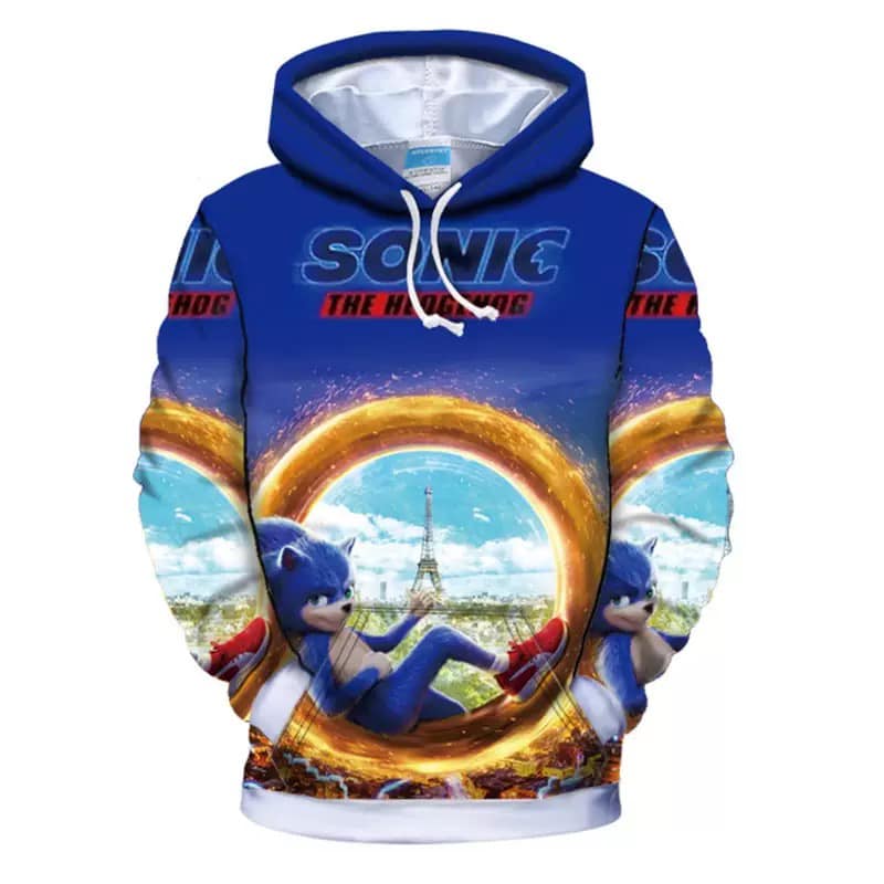 Sonic Printed 3D Hoodie 2