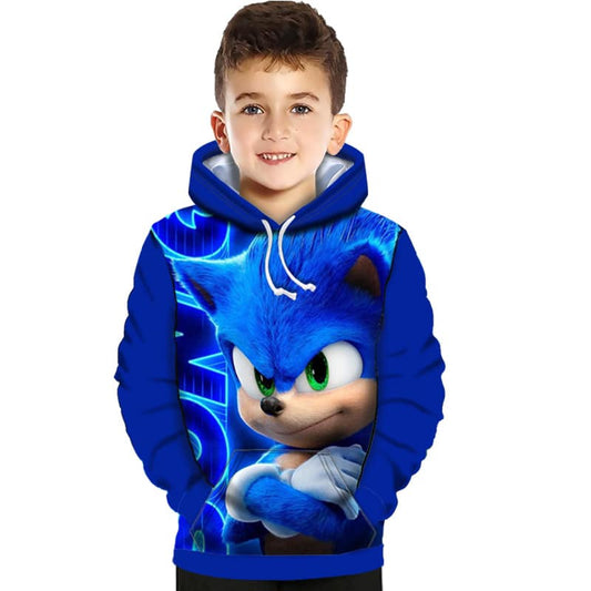 Sonic Printed 3D Hoodie