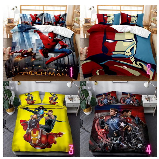 Superhero 3 bedding