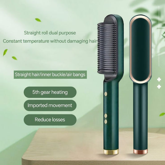 Hair Straightener Comb One-Step Hair Straightening Brush FH909 - White. Hair Straightener Comb One-Step Hair Straighteni