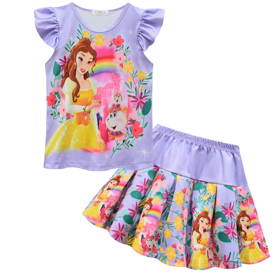 Princess Belle 2 piece Summer Set