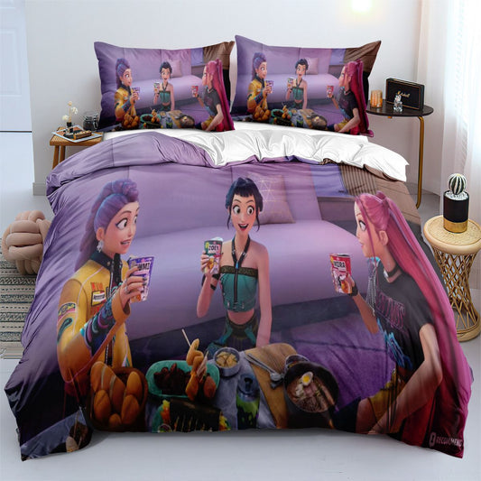 K-Pop Demon Huntrix Bedding 3