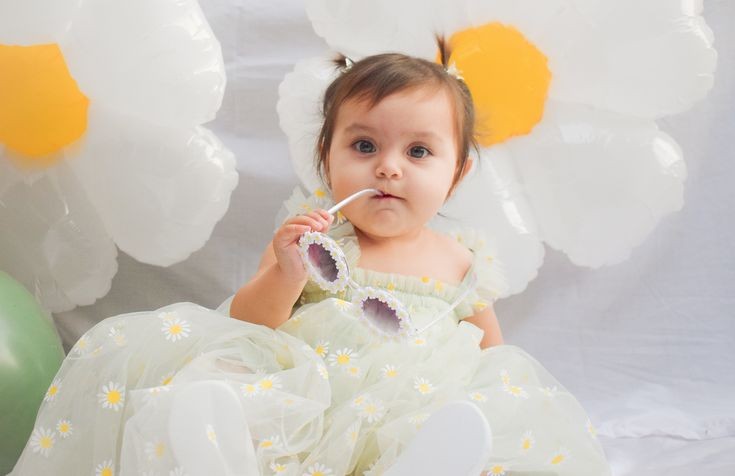 Green Daisy Dress 1000282