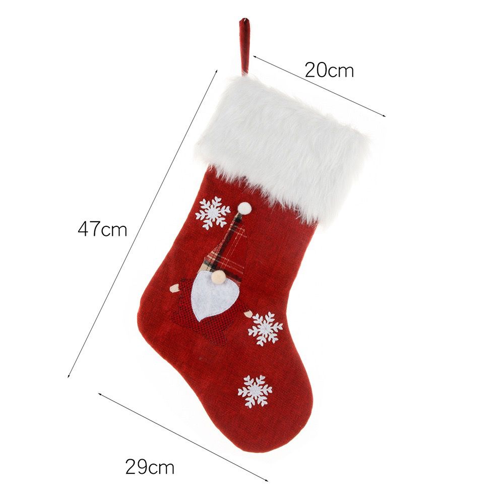 LED Christmas red stockings