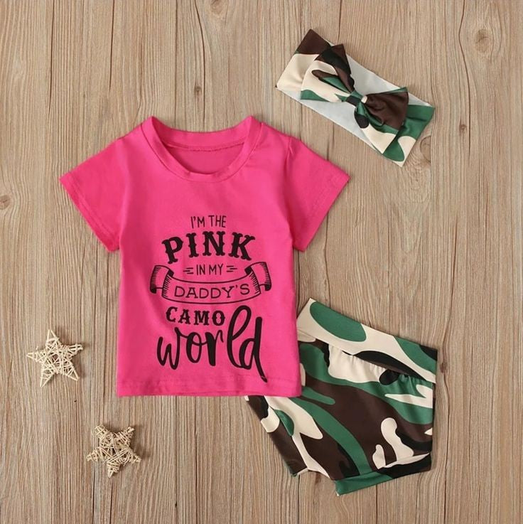 I'm The PINK in My Daddy's Camo World