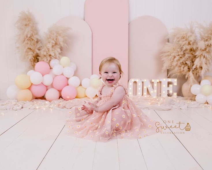 Dusty Pink Daisy Dress 100091