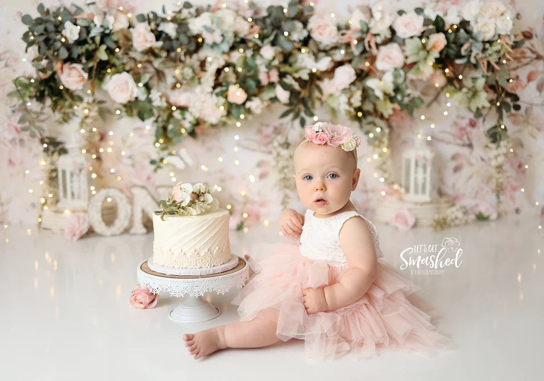 Peachy Pink and Lace Tutu Dress #1000127