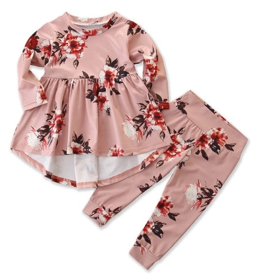 Floral Dress Top and Leggings ( The Lisa Outfit)