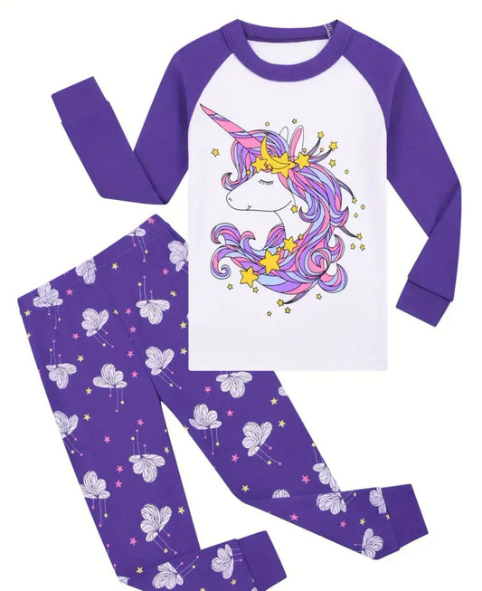 Unicorn Purple pajama sets