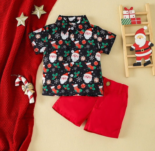 Christmas Gentleman Suit 3PCS