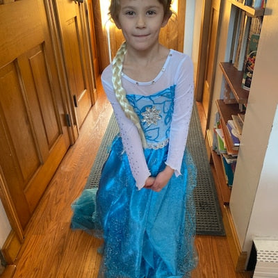 Teal Ice Princess Costume 