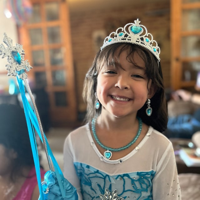 Teal Ice Princess Costume 