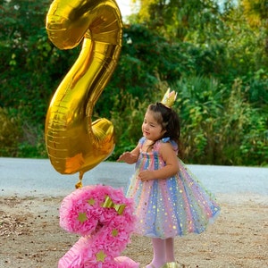 Rainbows and Stars Tulle Dress 1000415