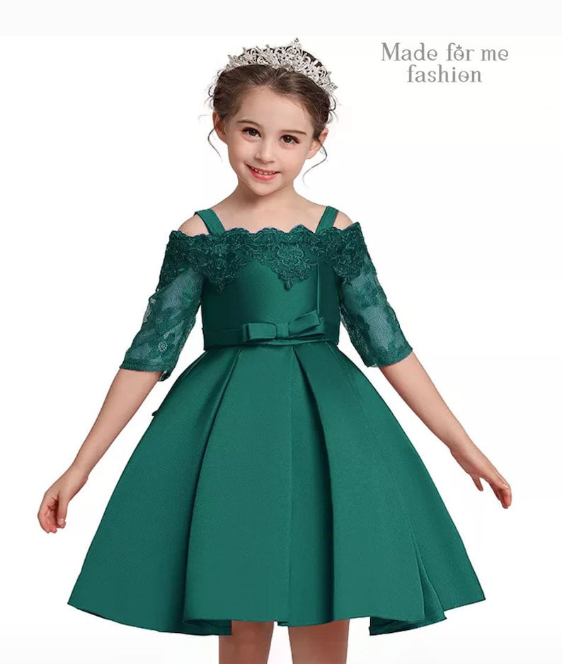 Embroidered Emerald Green Off The Sholders Formal Dress. 100066