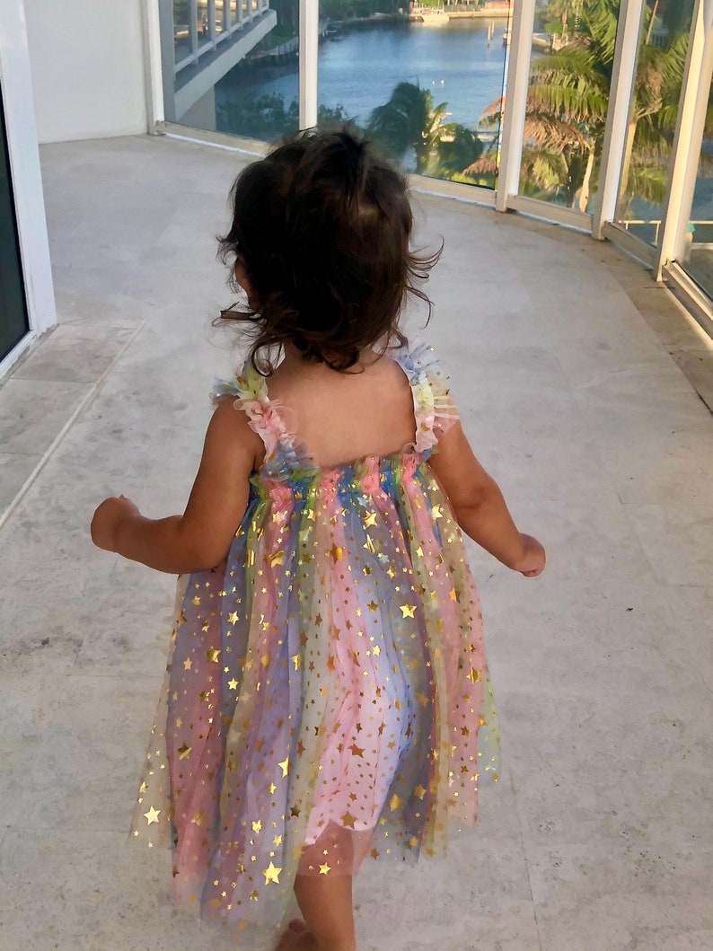 Rainbows and Stars Tulle Dress 1000415
