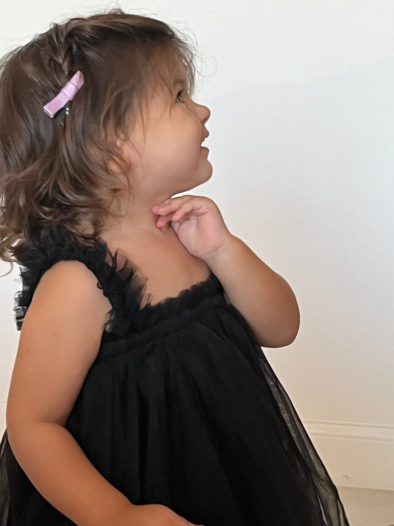 Black Tulle Dress 1000165