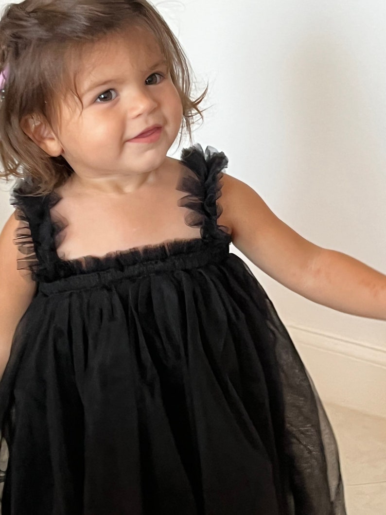 Black Tulle Dress 1000165