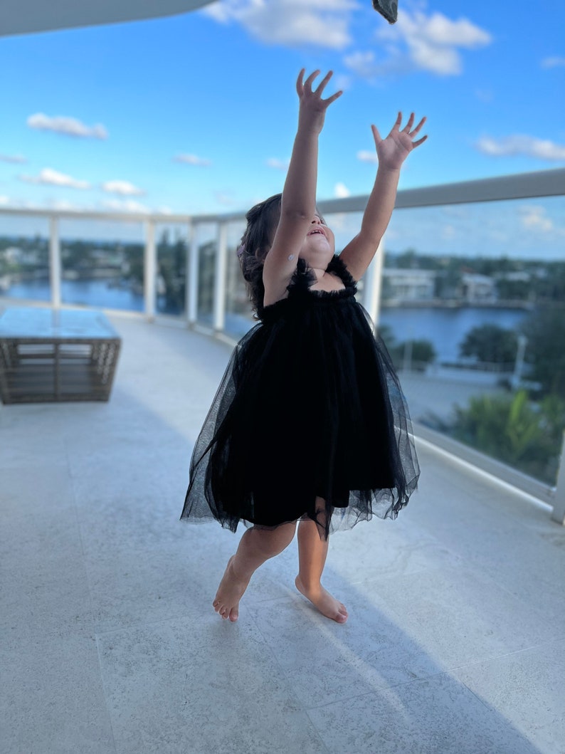 Black Tulle Dress 1000165