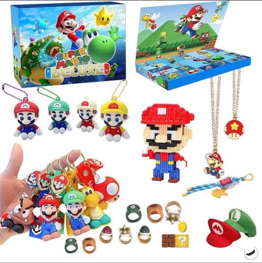 Super Mario Blue Advent Christmas Countdown Calender