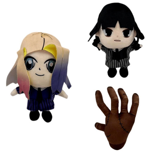 Wednesday Adams / Enid / Thing Plush Dolls
