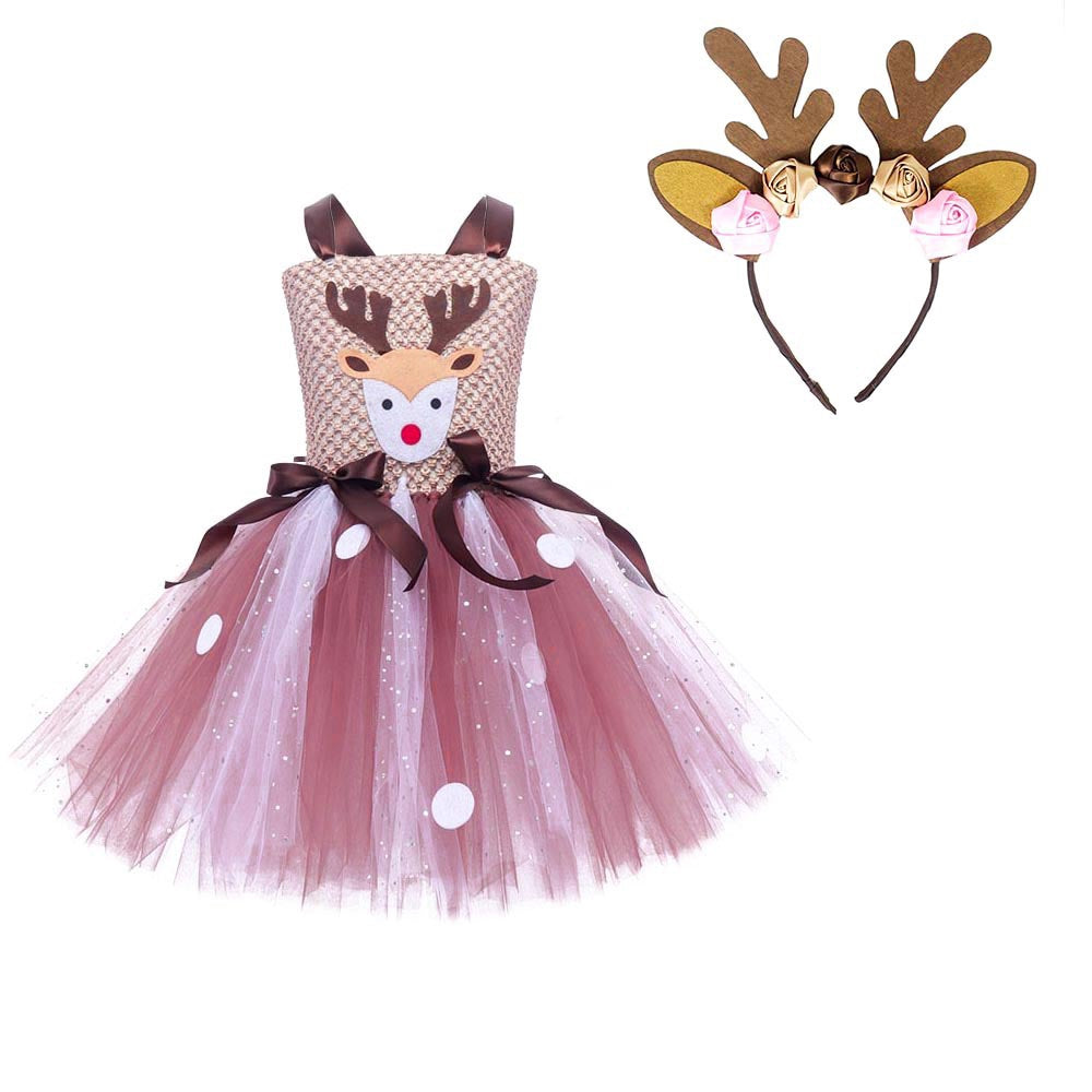 Reindeer Tutu dress & accessories