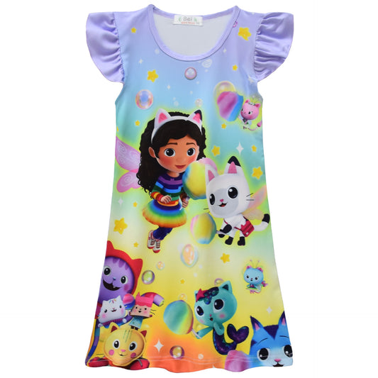 Gabby Doll House Ruffled Short Sleeved Dress