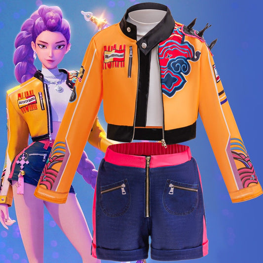 K-Pop Huntrix Cosplay Costume 3-Piece Set