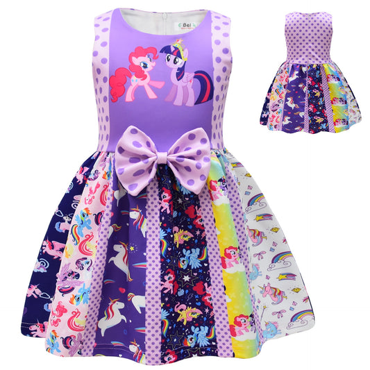 My Little Pony Bow Purple Character dress