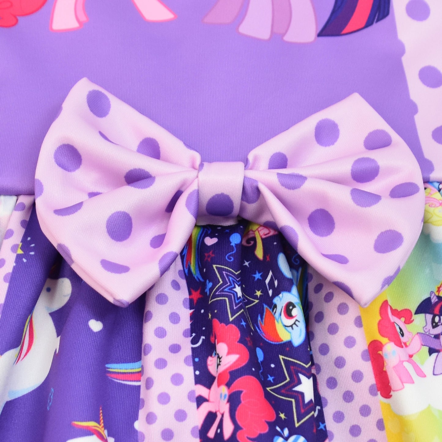 My Little Pony Bow Purple Character dress