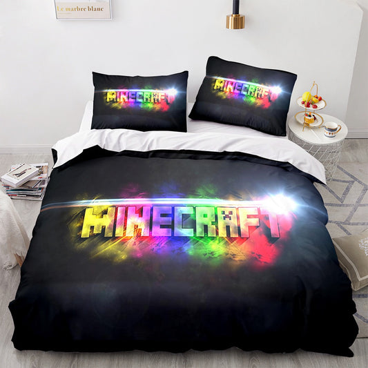 Minecraft colourful Bedding
