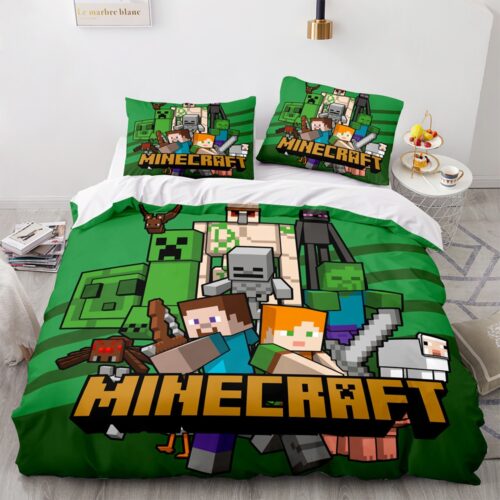 Minecraft bedding 2