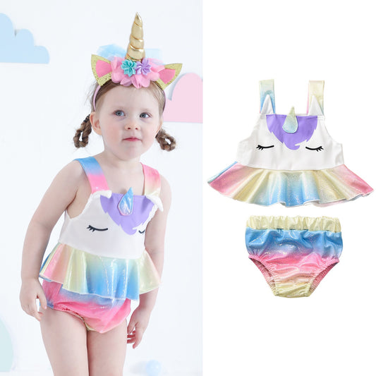 Unicorn 2-piece swimsuit