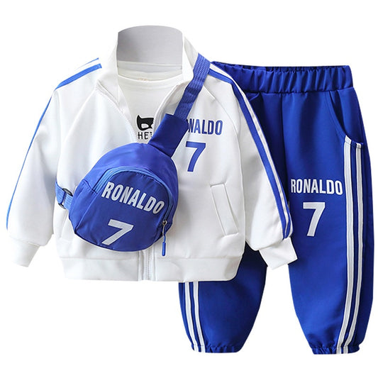 CR7 Printed Tracksuit set & bag