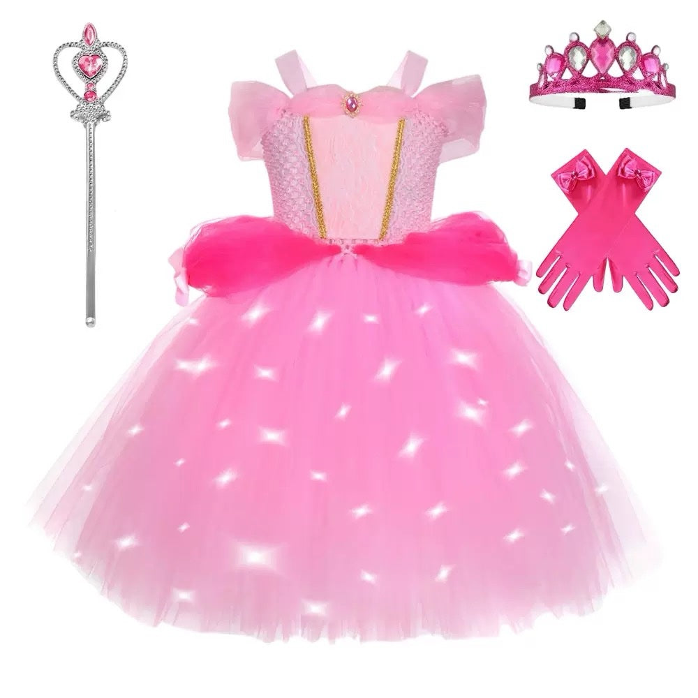 LED Aurora Sleeping Beauty Princess Light Up Dress