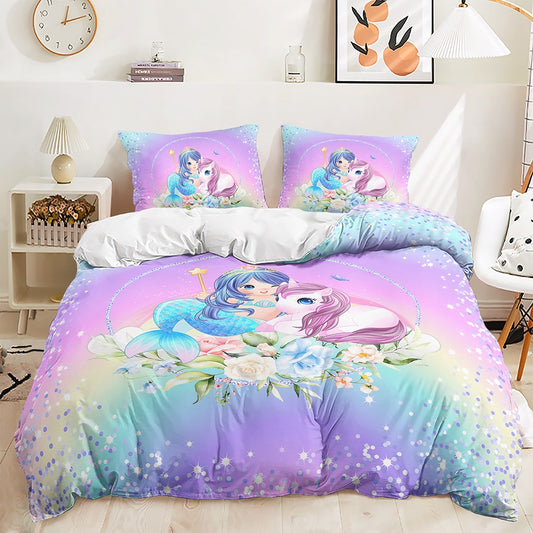 Mermaid Unicorn bedding