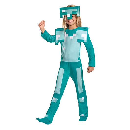 Minecraft Diamond Armor Dress up Cosplay Costume