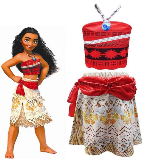 Moana Inspired dress and neclace set Cosplay