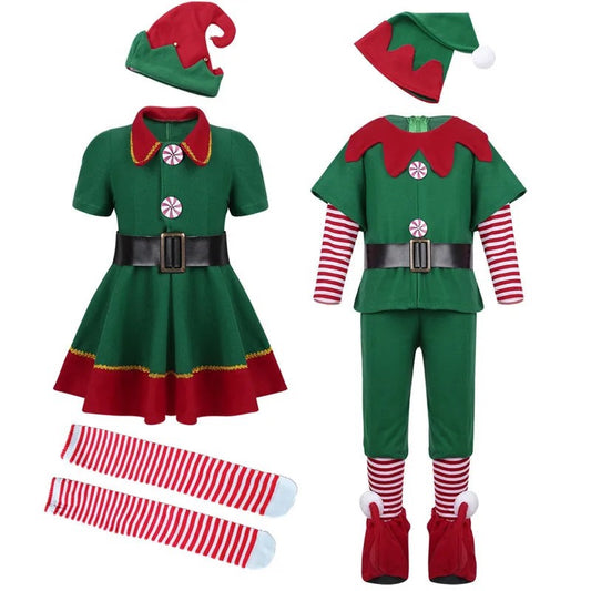 Santas Helper Elf outfits for Girls & Boys