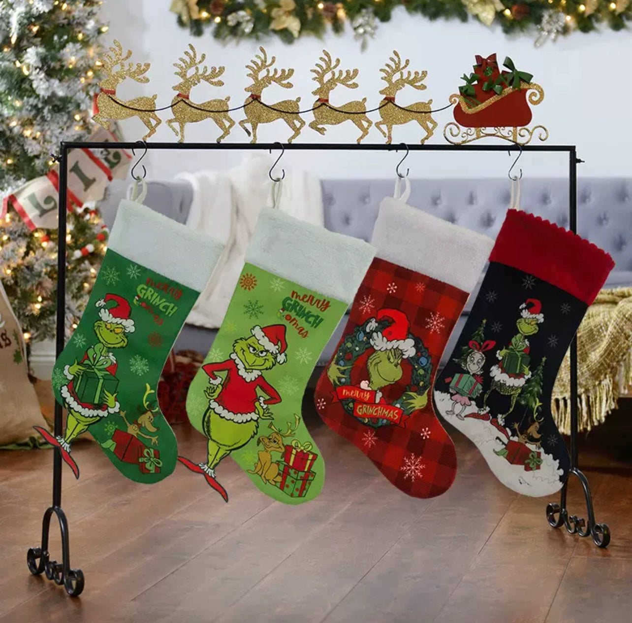 Grinch Christmas stockings